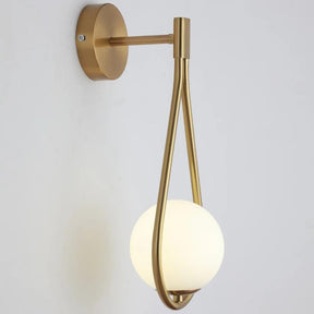 Arandela de Parede Gota Minimalista Em Metal