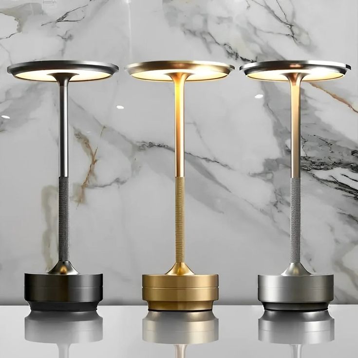 Luminária de Mesa LED Sem Fio 3 Tons de Luz