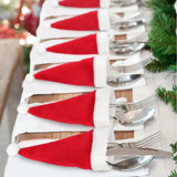 Decoração Mesa Posta Natal Kit De Proteção Talheres