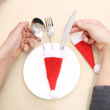 Decoração Mesa Posta Natal Kit De Proteção Talheres